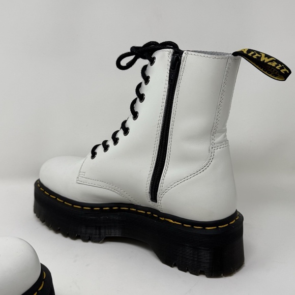 Dr. Martens White Jadon Platform Boots Women’s Size US 8 EU 39 - Picture 8 of 15